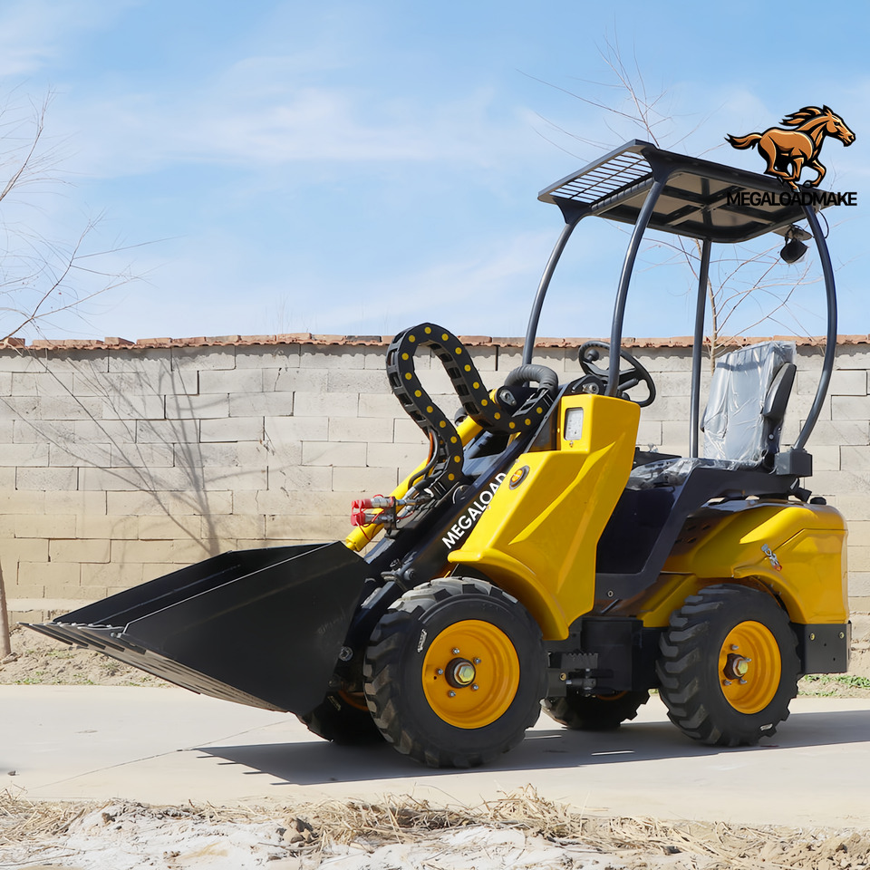 MEGALOAD AK625 Mini Wheel Loader Compact Size Articulated Diesel Kubota Engine P AK625 - Ratinis krautuvas: foto 2 MEGALOAD AK625 Mini Wheel Loader Compact Size Articulated Diesel Kubota Engine P AK625 - Ratinis krautuvas: foto 2