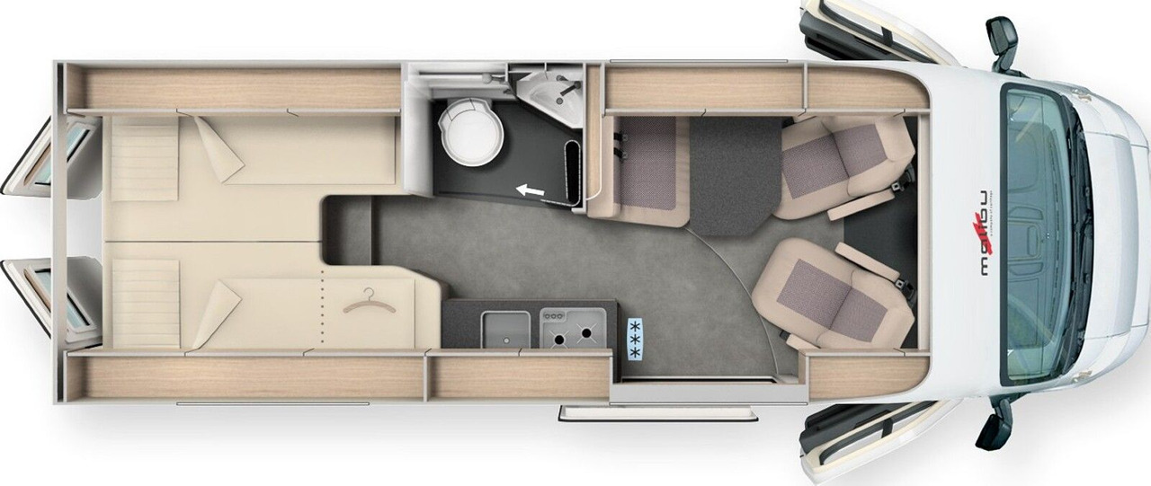 Malibu Relax 640 LE R active MJ26*Steckdosenpaket*Radio - Mikroautobusas kemperis: foto 2 Malibu Relax 640 LE R active MJ26*Steckdosenpaket*Radio - Mikroautobusas kemperis: foto 2