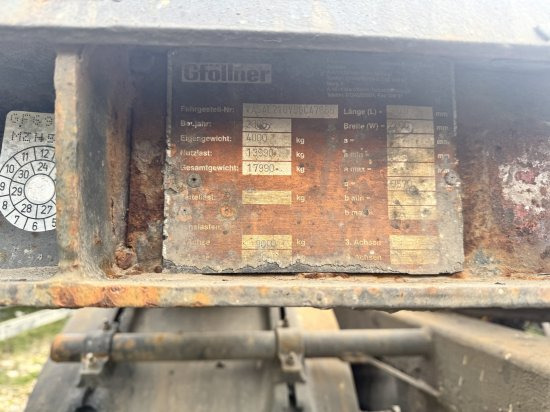 Gföllner, Abrollanhänger - Kablio/ Skip loader priekaba: foto 4 Gföllner, Abrollanhänger - Kablio/ Skip loader priekaba: foto 4