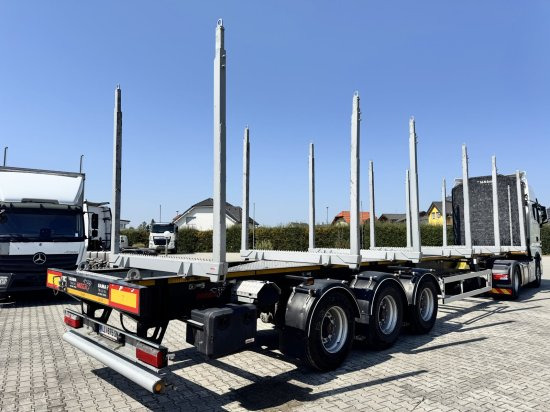 MEGA TIMBER LONG Holzauflieger 6 Rungenpaare - Miškovežio puspriekabė: foto 1 MEGA TIMBER LONG Holzauflieger 6 Rungenpaare - Miškovežio puspriekabė: foto 1
