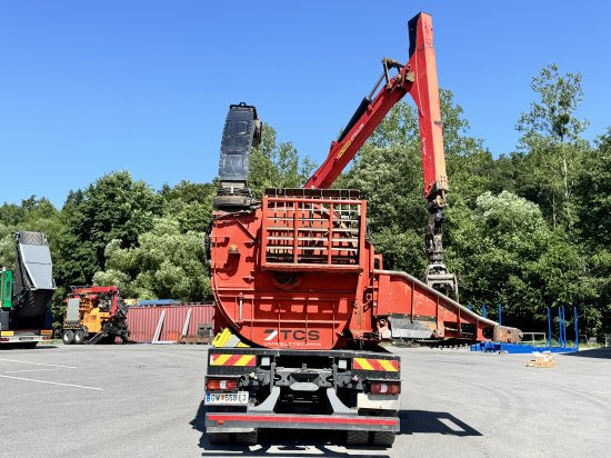 Sunkvežimis, Medienos smulkintuvas Mercedes-Benz ACTROS 6x4 DONAR 5810K ? Hack-LKW / Mobilhacker | TCS Umwelttechnik: foto 7