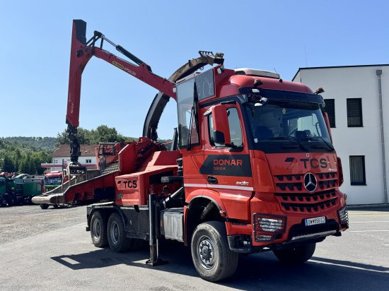 Sunkvežimis, Medienos smulkintuvas Mercedes-Benz ACTROS 6x4 DONAR 5810K ? Hack-LKW / Mobilhacker | TCS Umwelttechnik: foto 10