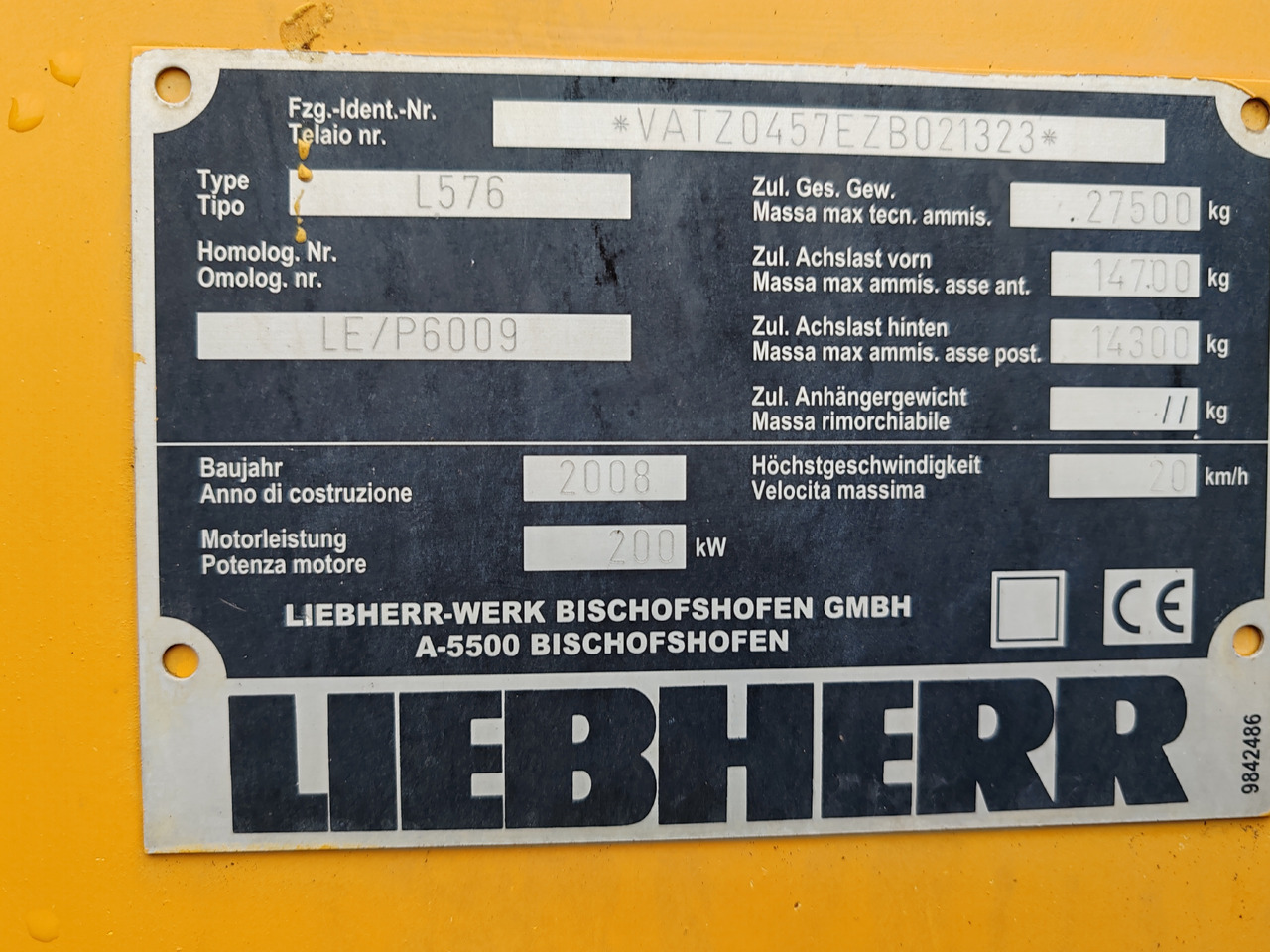 Ratinis krautuvas Liebherr L576 2plus2: foto 8