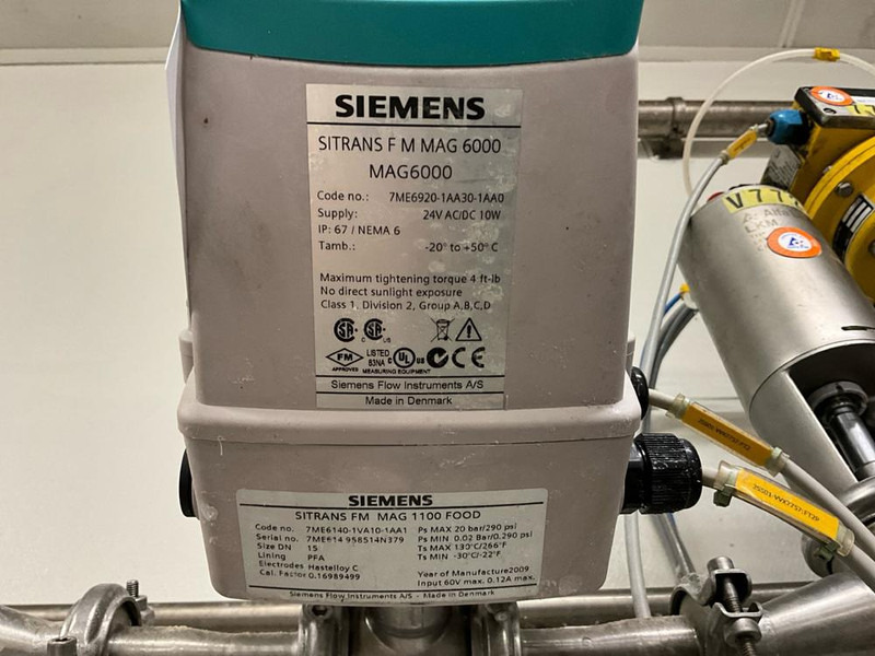 SIMENS Sitrans F M Mag Mag 6000 - Maisto pramonės įranga: foto 4 SIMENS Sitrans F M Mag Mag 6000 - Maisto pramonės įranga: foto 4