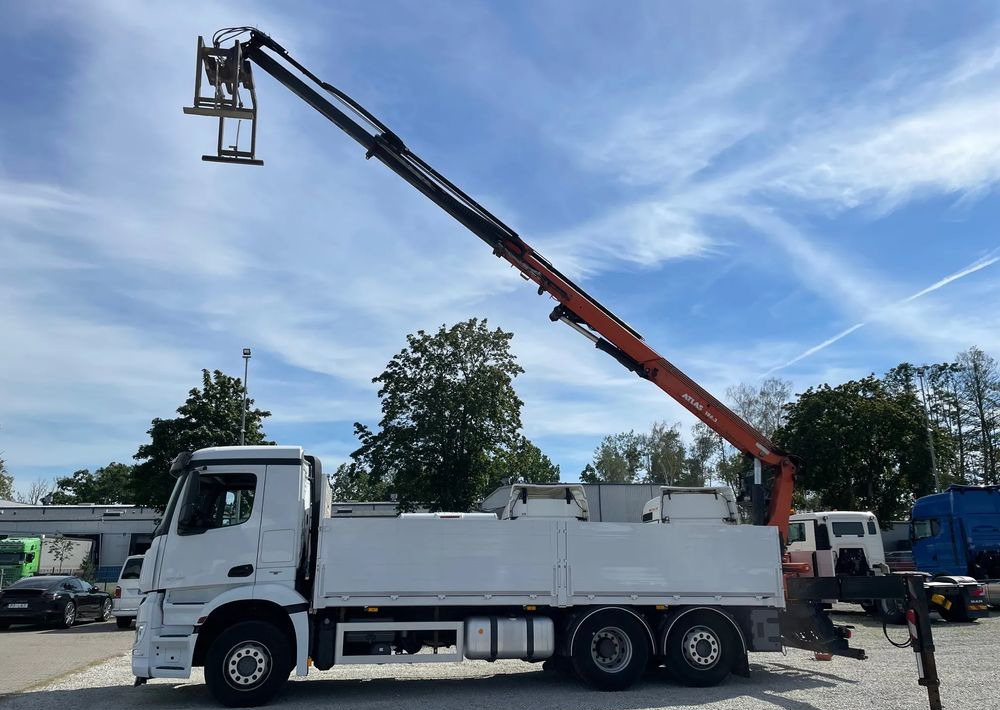 Mercedes-Benz Arocs 2545, HDS ATLAS 186.3 - PILOT - Platforminis/ Bortinis sunkvežimis, Sunkvežimis su kranu: foto 3 Mercedes-Benz Arocs 2545, HDS ATLAS 186.3 - PILOT - Platforminis/ Bortinis sunkvežimis, Sunkvežimis su kranu: foto 3