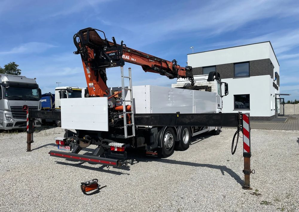 Mercedes-Benz Arocs 2545, HDS ATLAS 186.3 - PILOT - Platforminis/ Bortinis sunkvežimis, Sunkvežimis su kranu: foto 5 Mercedes-Benz Arocs 2545, HDS ATLAS 186.3 - PILOT - Platforminis/ Bortinis sunkvežimis, Sunkvežimis su kranu: foto 5