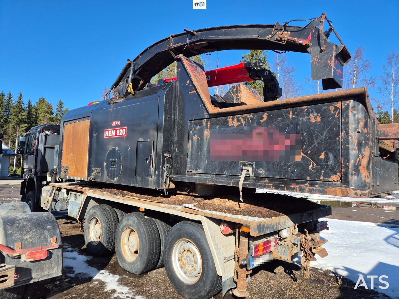 Medienos smulkintuvas Jenz HEM 820 Autohakkuri sekä nostin: foto 10
