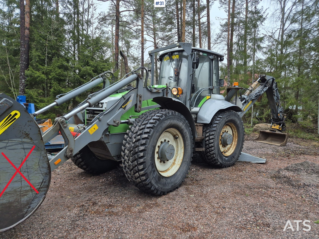 Lännen 8800E Kaivurikuormaaja - Ekskavatorius-krautuvas: foto 1 Lännen 8800E Kaivurikuormaaja - Ekskavatorius-krautuvas: foto 1