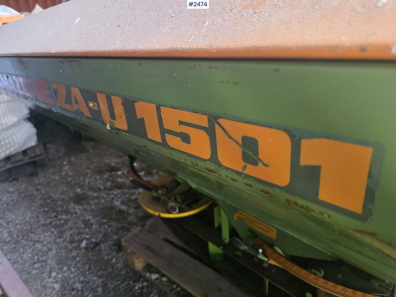 Amazone ZA-U 1501 fertilizer spreader - Trąšų barstytuvas: foto 4 Amazone ZA-U 1501 fertilizer spreader - Trąšų barstytuvas: foto 4