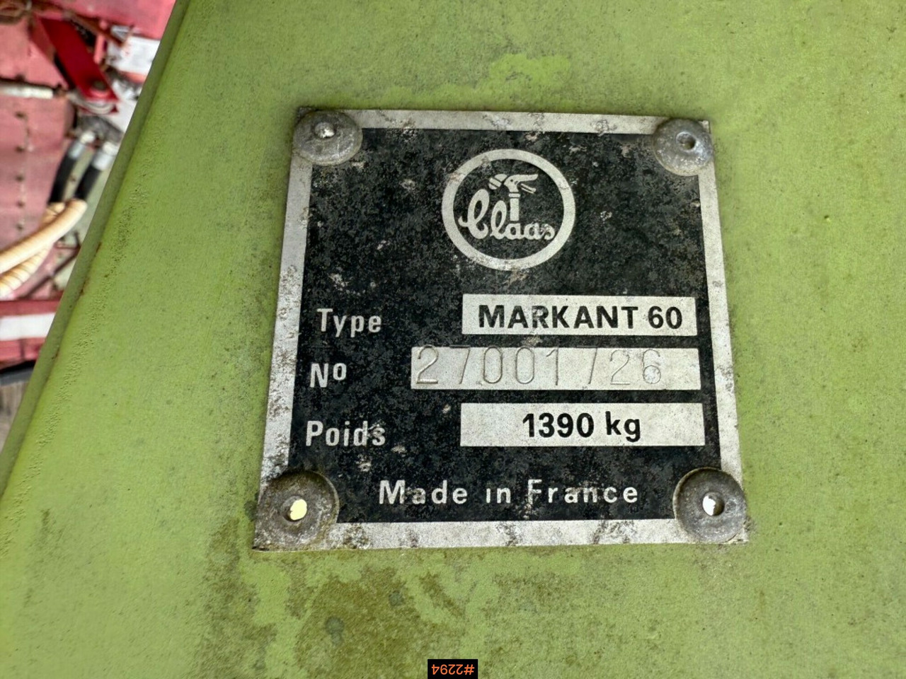 Pašarų tvarkymo technika Claas Markant 60 square baler with thrower: foto 17