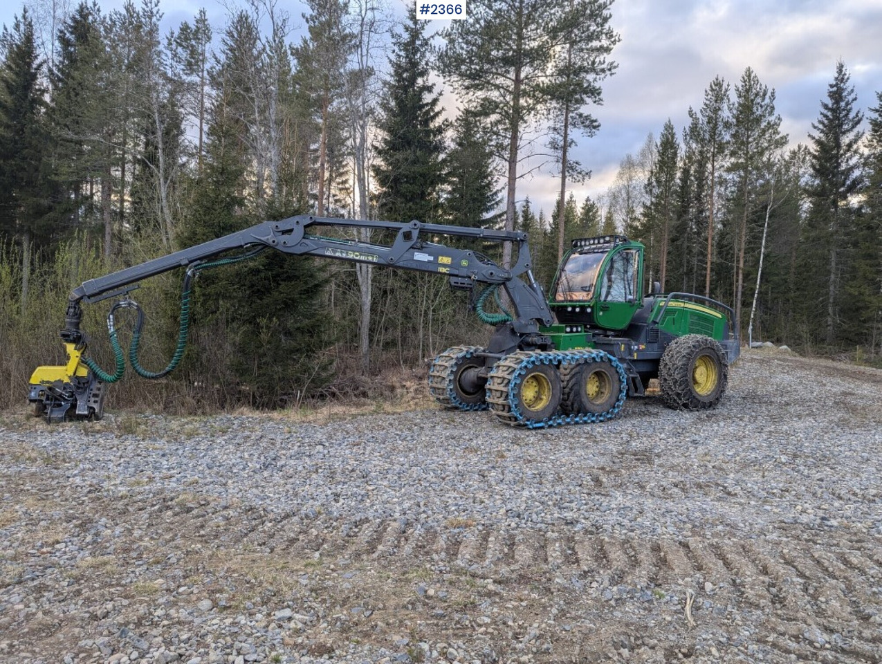 Harvester John Deere 1170G - Harvesteris: foto 1 Harvester John Deere 1170G - Harvesteris: foto 1
