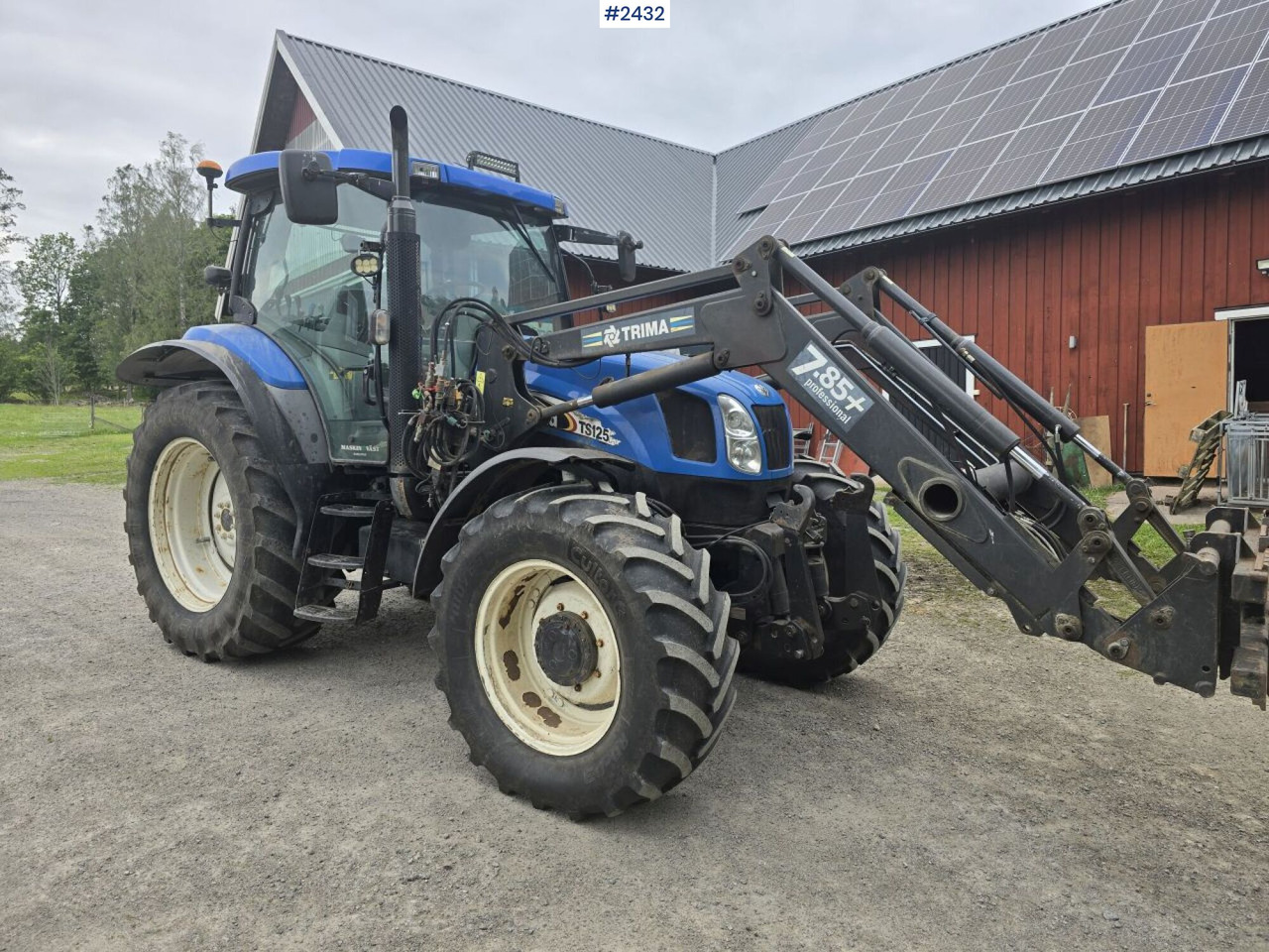 New Holland TS 125A med Frontlastare - Traktorius: foto 2 New Holland TS 125A med Frontlastare - Traktorius: foto 2