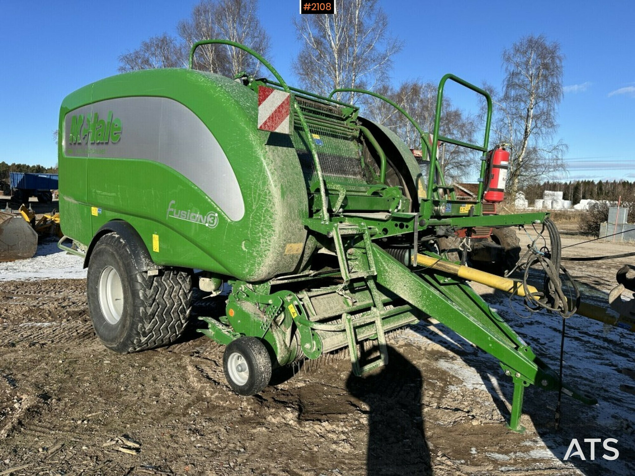 Round baler Mchale fusion 3 only 8490 bales (see video) - Pašarų tvarkymo technika: foto 1 Round baler Mchale fusion 3 only 8490 bales (see video) - Pašarų tvarkymo technika: foto 1