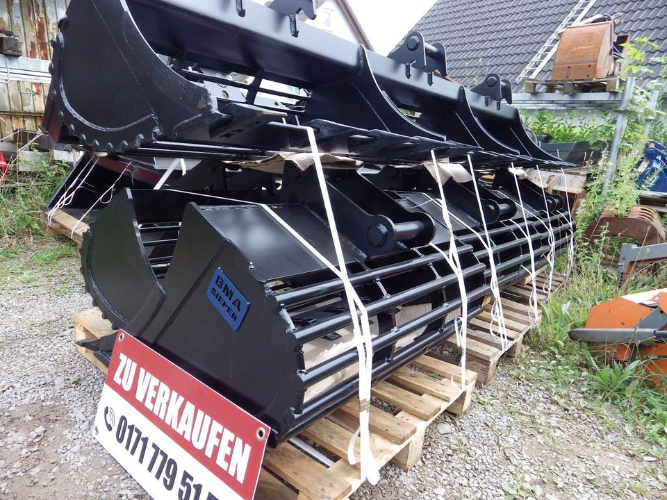 Gitterlöffel Skelettlöffel Sieblöffel MS03 Sym - Rūšiavimo kaušas - Ekskavatorius: foto 2 Gitterlöffel Skelettlöffel Sieblöffel MS03 Sym - Rūšiavimo kaušas - Ekskavatorius: foto 2