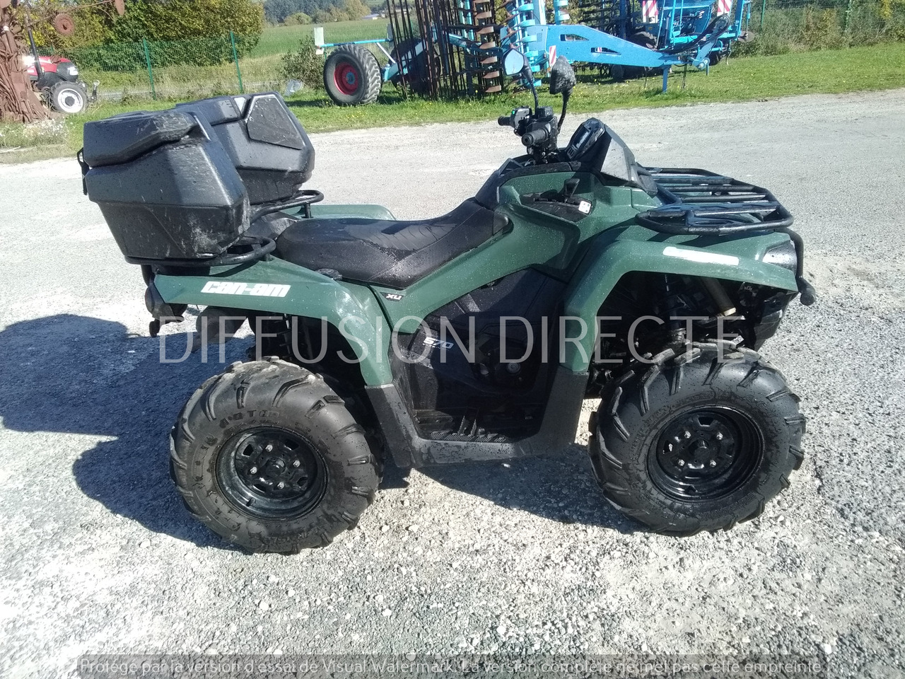 CAN-AM QUAD OUTLANDER - Traktorius: foto 2 CAN-AM QUAD OUTLANDER - Traktorius: foto 2