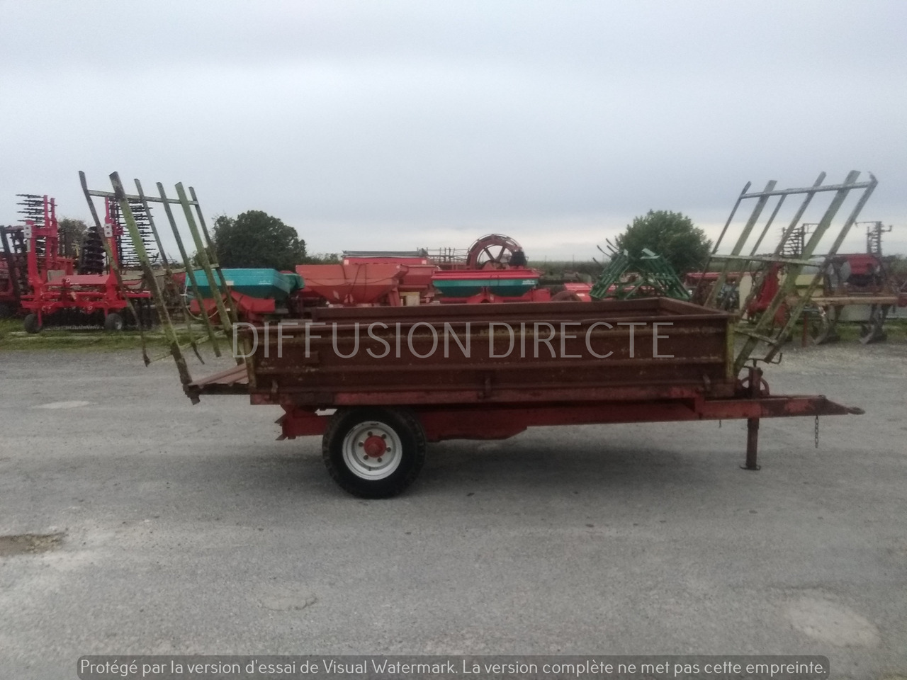 GRUAU REMORQUE AGRICOLE G 400 - Traktorinė priekaba-platforma: foto 4 GRUAU REMORQUE AGRICOLE G 400 - Traktorinė priekaba-platforma: foto 4