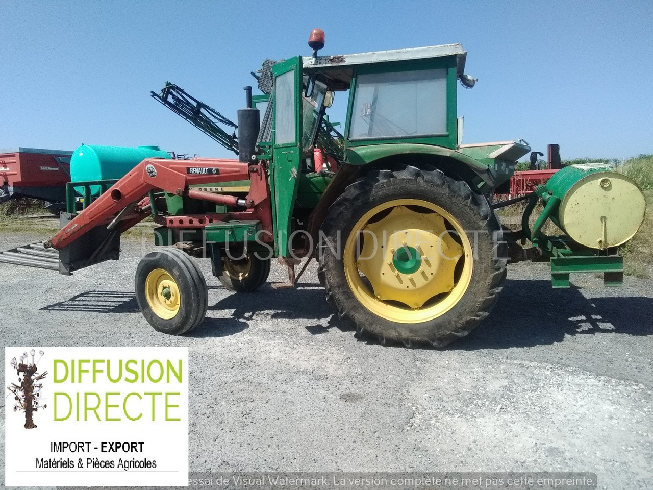 JOHN DEERE TRACTEUR 1120 - Traktorius: foto 1 JOHN DEERE TRACTEUR 1120 - Traktorius: foto 1