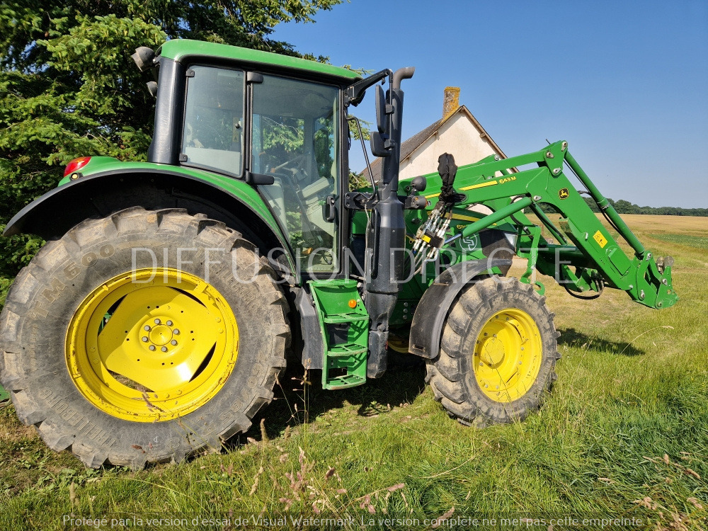 JOHN DEERE TRACTEUR AGRICOLE 6110M - Traktorius: foto 2 JOHN DEERE TRACTEUR AGRICOLE 6110M - Traktorius: foto 2