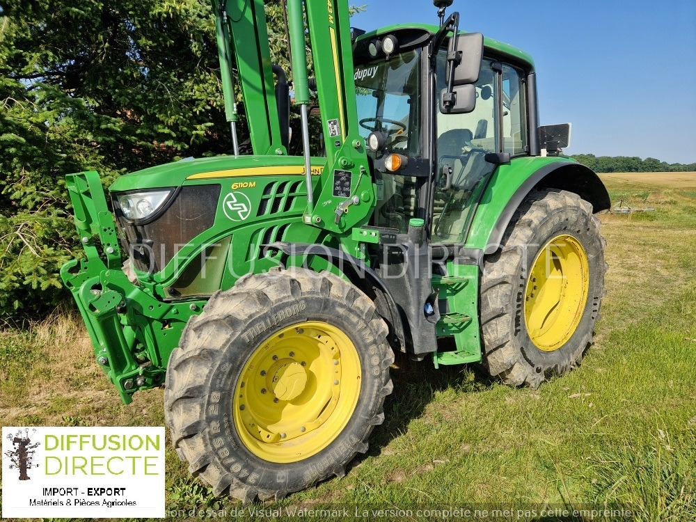 JOHN DEERE TRACTEUR AGRICOLE 6110M - Traktorius: foto 1 JOHN DEERE TRACTEUR AGRICOLE 6110M - Traktorius: foto 1