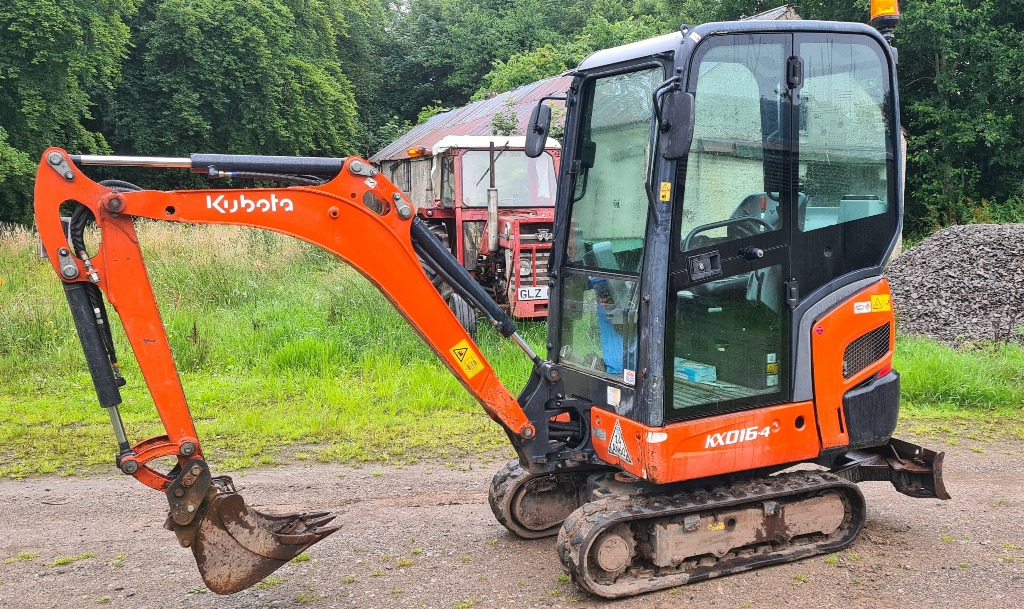 2016 Kubota KX016-4 Mini Digger, only 1550 hours - Mini ekskavatorius: foto 1 2016 Kubota KX016-4 Mini Digger, only 1550 hours - Mini ekskavatorius: foto 1