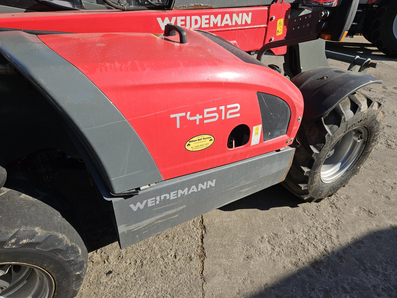 2019 Weidemann 4512 Telehandler - Teleskopinis krautuvas: foto 4 2019 Weidemann 4512 Telehandler - Teleskopinis krautuvas: foto 4