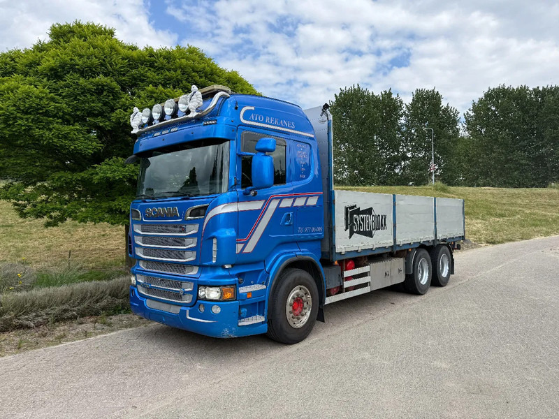 Scania R730 V8 6X4 Retarder 2012 Low km - Platforminis/ Bortinis sunkvežimis: foto 1 Scania R730 V8 6X4 Retarder 2012 Low km - Platforminis/ Bortinis sunkvežimis: foto 1