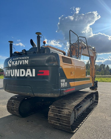 HyundaiHX160L + Engcon - Vikšrinis ekskavatorius: foto 4 HyundaiHX160L + Engcon - Vikšrinis ekskavatorius: foto 4