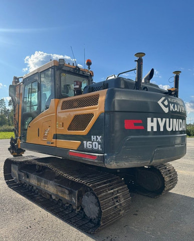 HyundaiHX160L + Engcon - Vikšrinis ekskavatorius: foto 3 HyundaiHX160L + Engcon - Vikšrinis ekskavatorius: foto 3