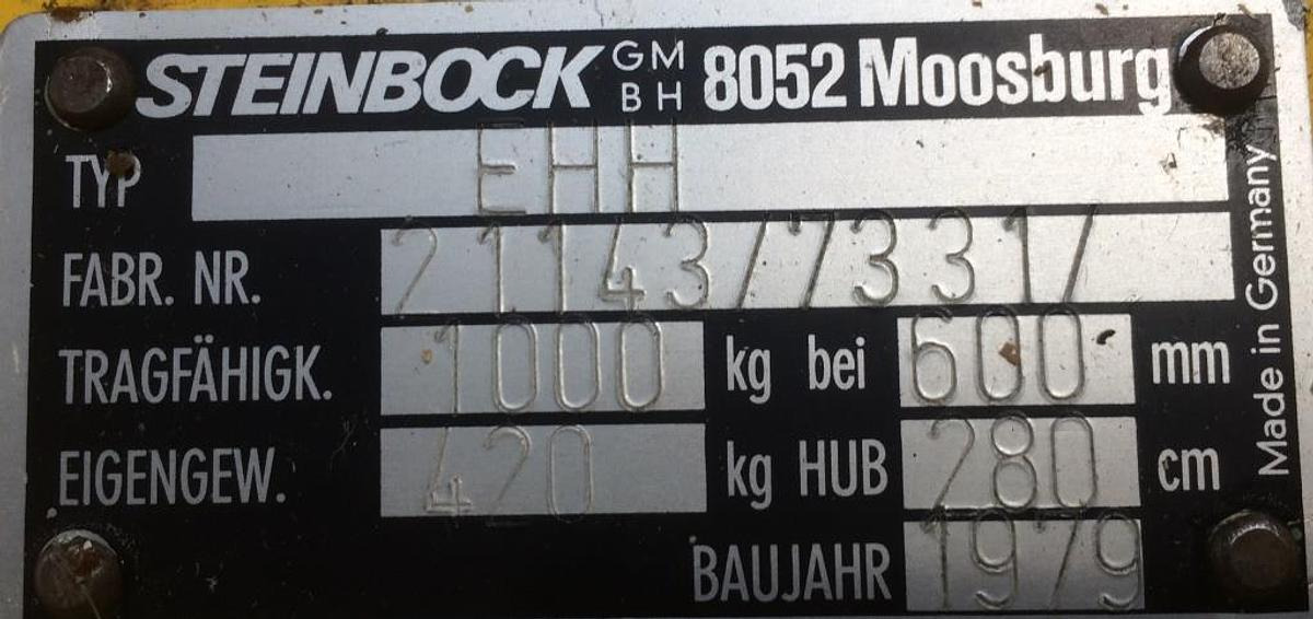 Geh-Hubstapler STEINBOCK - Keltuvas: foto 4 Geh-Hubstapler STEINBOCK - Keltuvas: foto 4