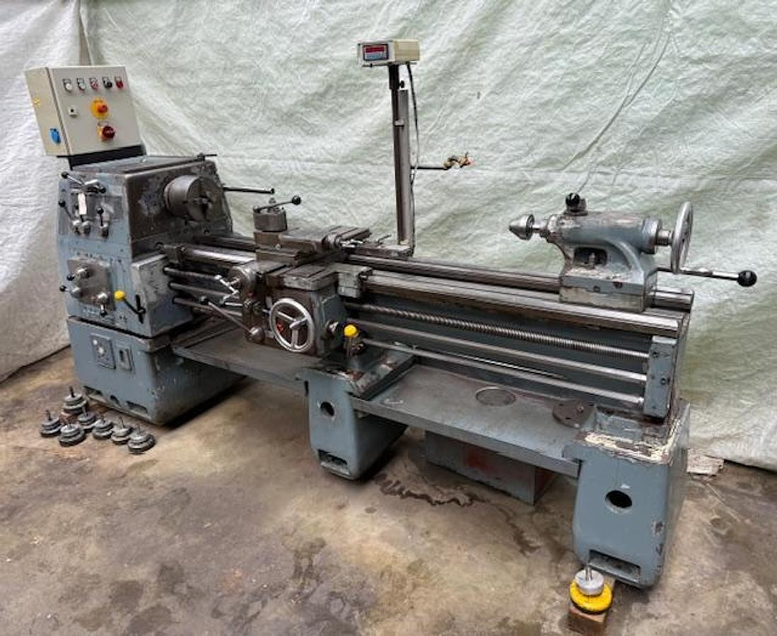 Leit- u. Zugspindeldrehmaschine MEUSER - Metalo tekinimo staklės: foto 1 Leit- u. Zugspindeldrehmaschine MEUSER - Metalo tekinimo staklės: foto 1