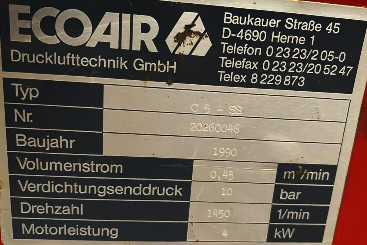 Schraubenkompressor ECOAIR - Oro kompresorius: foto 3 Schraubenkompressor ECOAIR - Oro kompresorius: foto 3