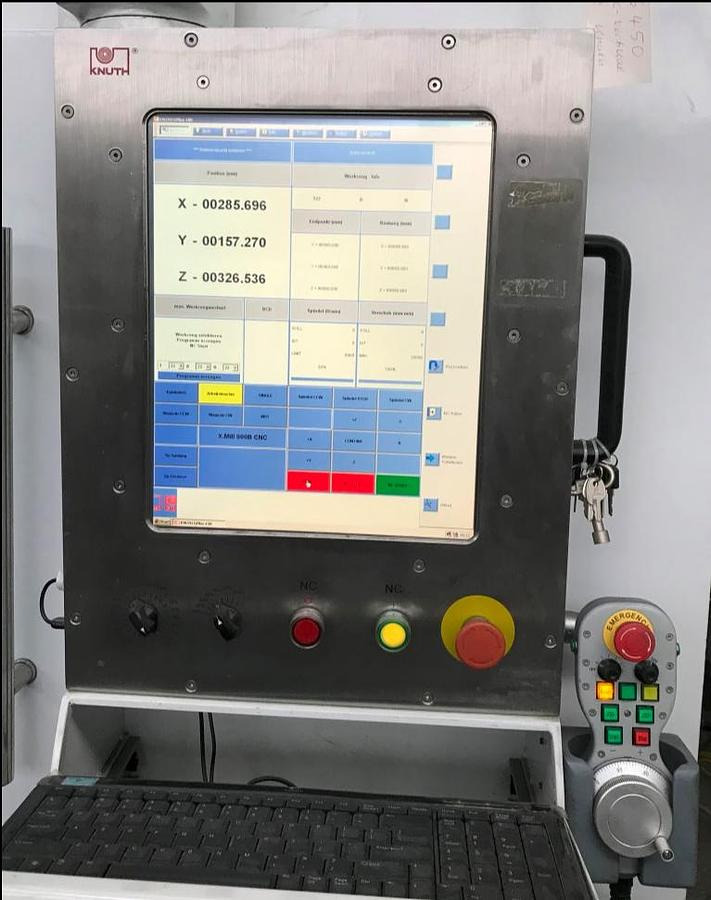 Vertikal-Bearbeitungszentrum KNUTH - CNC apdirbimo centras: foto 5 Vertikal-Bearbeitungszentrum KNUTH - CNC apdirbimo centras: foto 5