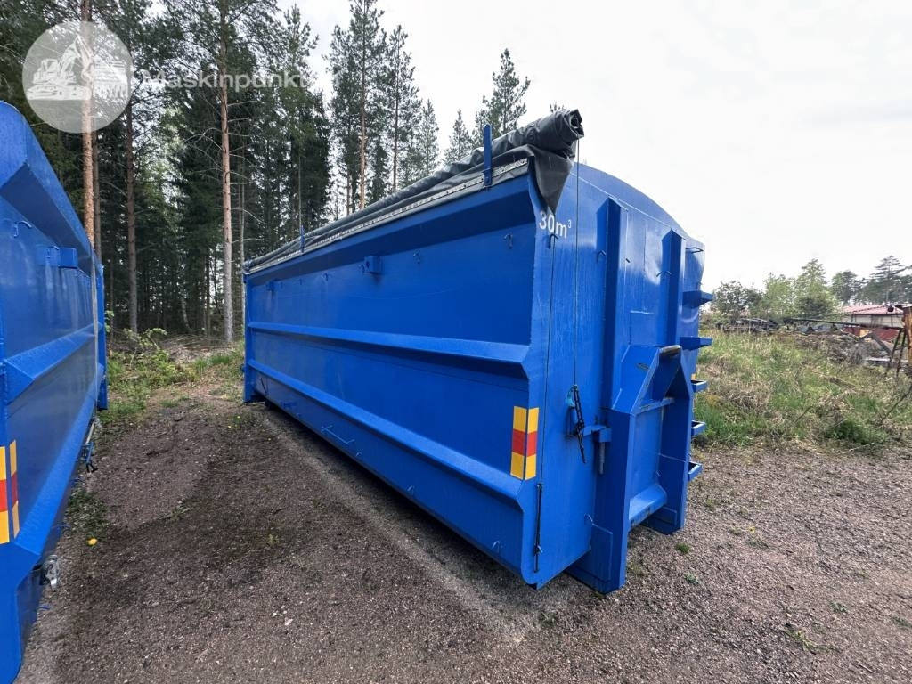 Dinacon 2 stycken 30 m3 Lastväxlarflak med rulltäc - Užtraukiamas konteineris: foto 4 Dinacon 2 stycken 30 m3 Lastväxlarflak med rulltäc - Užtraukiamas konteineris: foto 4