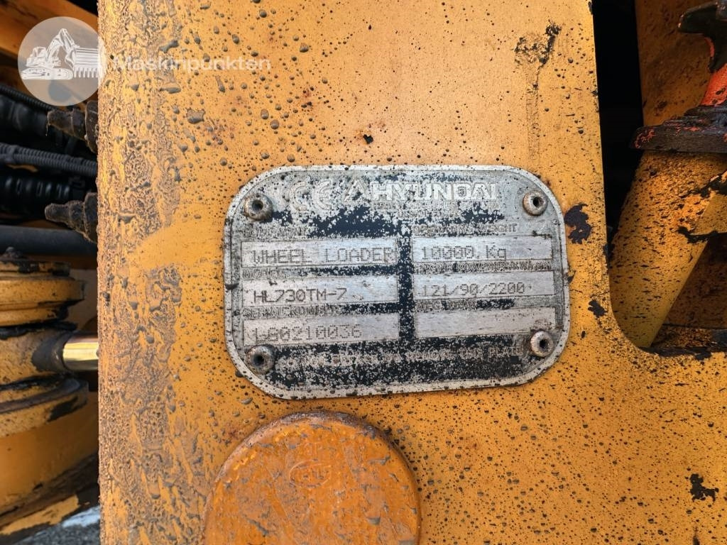 Ratinis krautuvas Hyundai HL 730 TM-7: foto 11