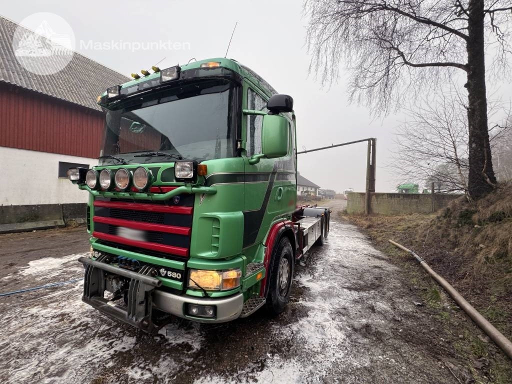 Scania R 164-580 - Hook-lift sunkvežimis: foto 1 Scania R 164-580 - Hook-lift sunkvežimis: foto 1