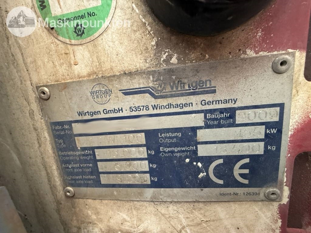 Asfalto freza Wirtgen W 100: foto 15
