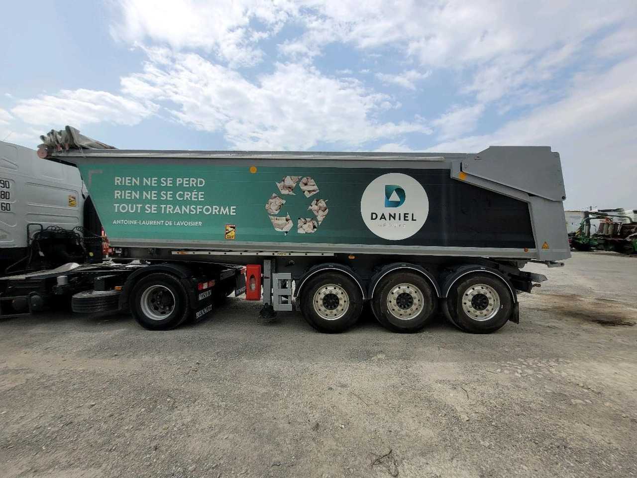 Savivartis puspriekabė BENALU BENNE C39 3 ESSIEUX: foto 7