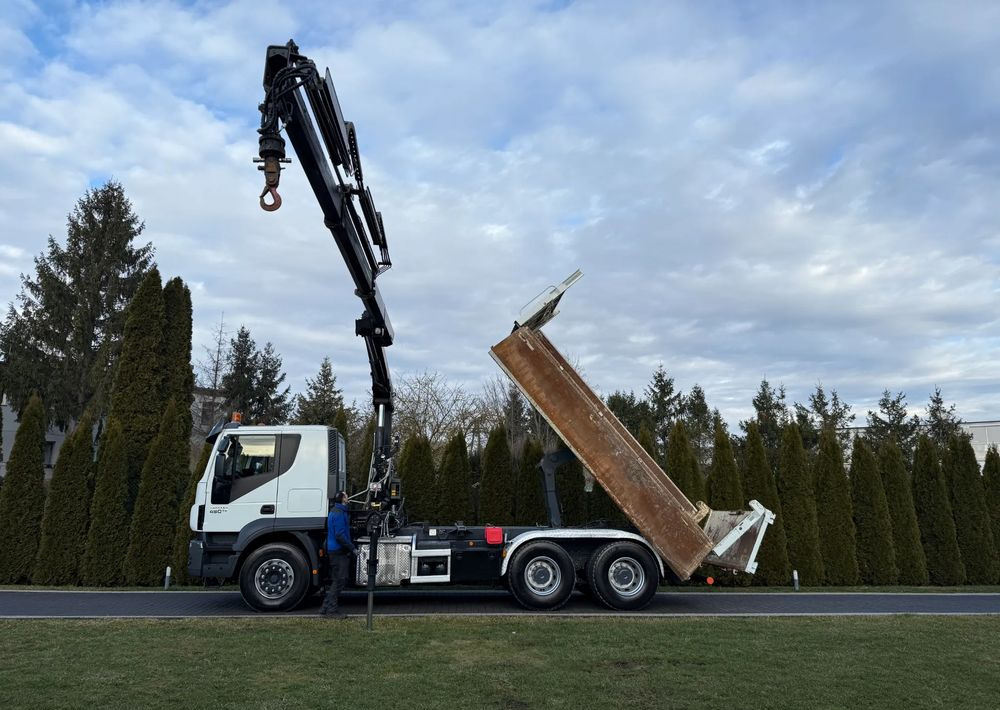 Savivartis sunkvežimis, Sunkvežimis su kranu Iveco TRAKKER 450 6X4 PODWÓJNA HYDRO-BURTA HIAB 104: foto 12