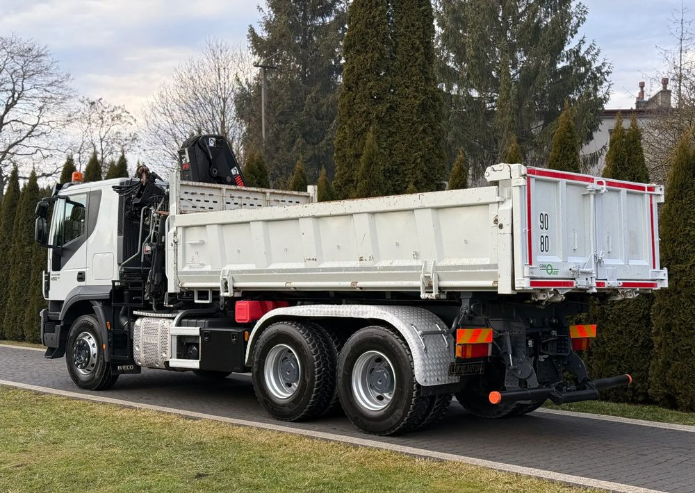 Savivartis sunkvežimis, Sunkvežimis su kranu Iveco TRAKKER 450 6X4 PODWÓJNA HYDRO-BURTA HIAB 104: foto 7