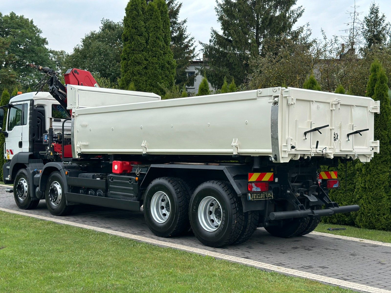 MAN TGS 440 / 8x4 /CRANE HMF 1530/ TIPPER - Savivartis sunkvežimis, Sunkvežimis su kranu: foto 4 MAN TGS 440 / 8x4 /CRANE HMF 1530/ TIPPER - Savivartis sunkvežimis, Sunkvežimis su kranu: foto 4