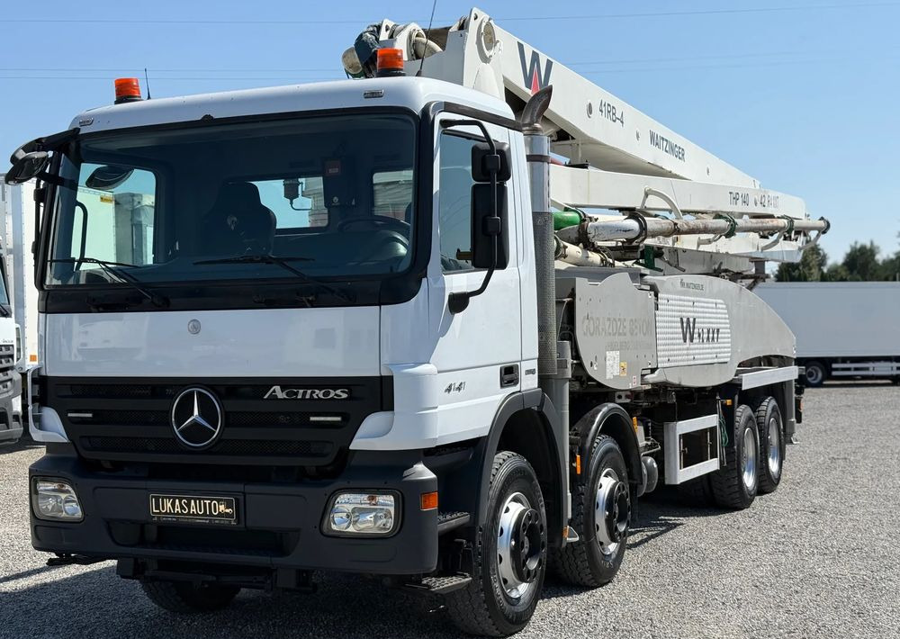 Mercedes-Benz ACTROS 4141 8X4 42 M GOTOWA DO PRACY - Betono siurblys: foto 1 Mercedes-Benz ACTROS 4141 8X4 42 M GOTOWA DO PRACY - Betono siurblys: foto 1