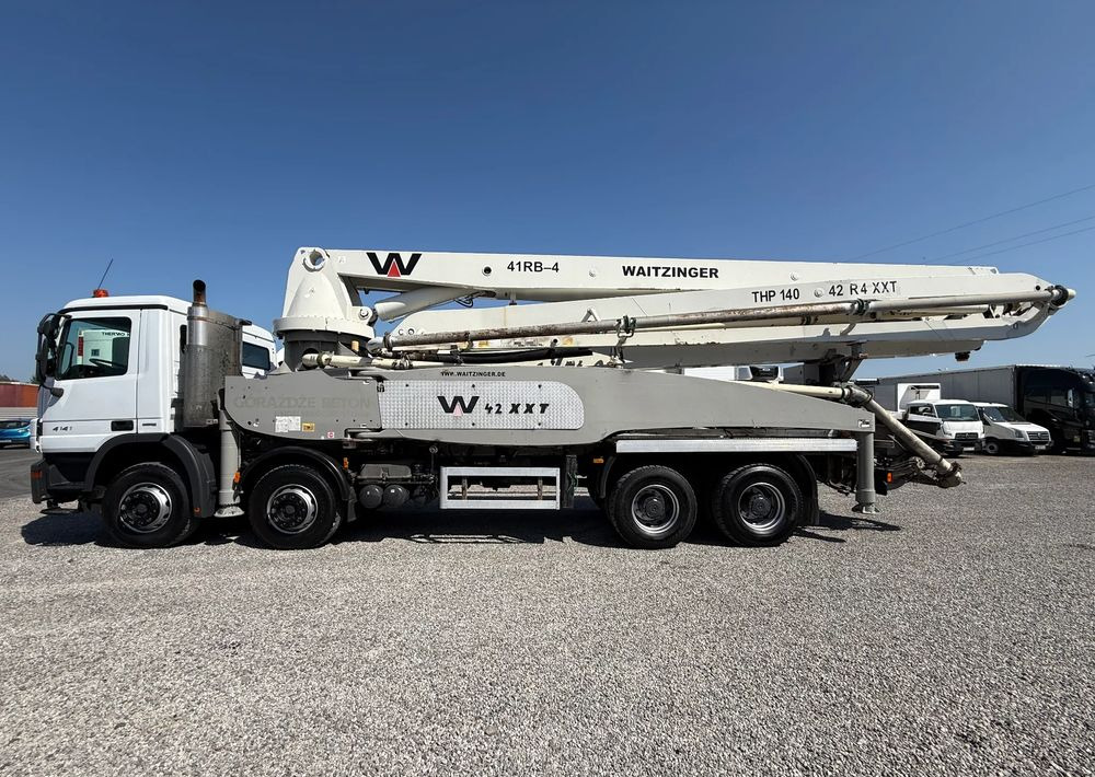 Mercedes-Benz ACTROS 4141 8X4 42 M GOTOWA DO PRACY - Betono siurblys: foto 5 Mercedes-Benz ACTROS 4141 8X4 42 M GOTOWA DO PRACY - Betono siurblys: foto 5