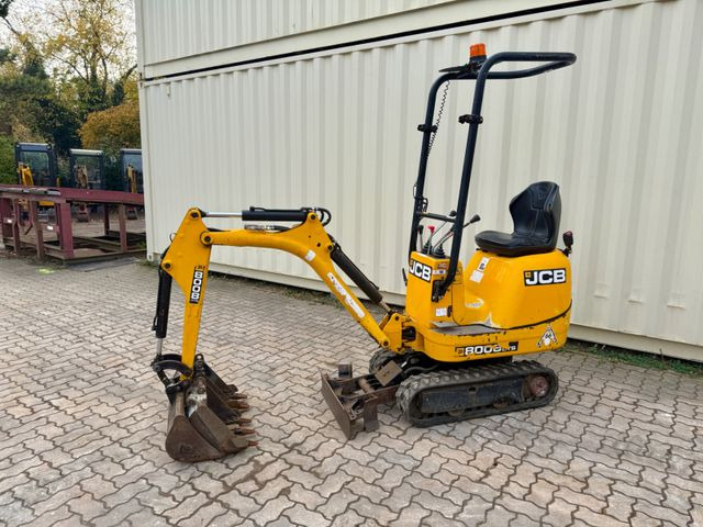 JCB 8008 CTS, 2021 BJ, 985BH, 3 x Löffel - Mini ekskavatorius: foto 2 JCB 8008 CTS, 2021 BJ, 985BH, 3 x Löffel - Mini ekskavatorius: foto 2