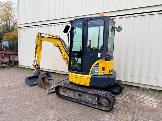 Komatsu PC26MR-3 / 2020 BJ / 2 x Löffel - Mini ekskavatorius: foto 3 Komatsu PC26MR-3 / 2020 BJ / 2 x Löffel - Mini ekskavatorius: foto 3