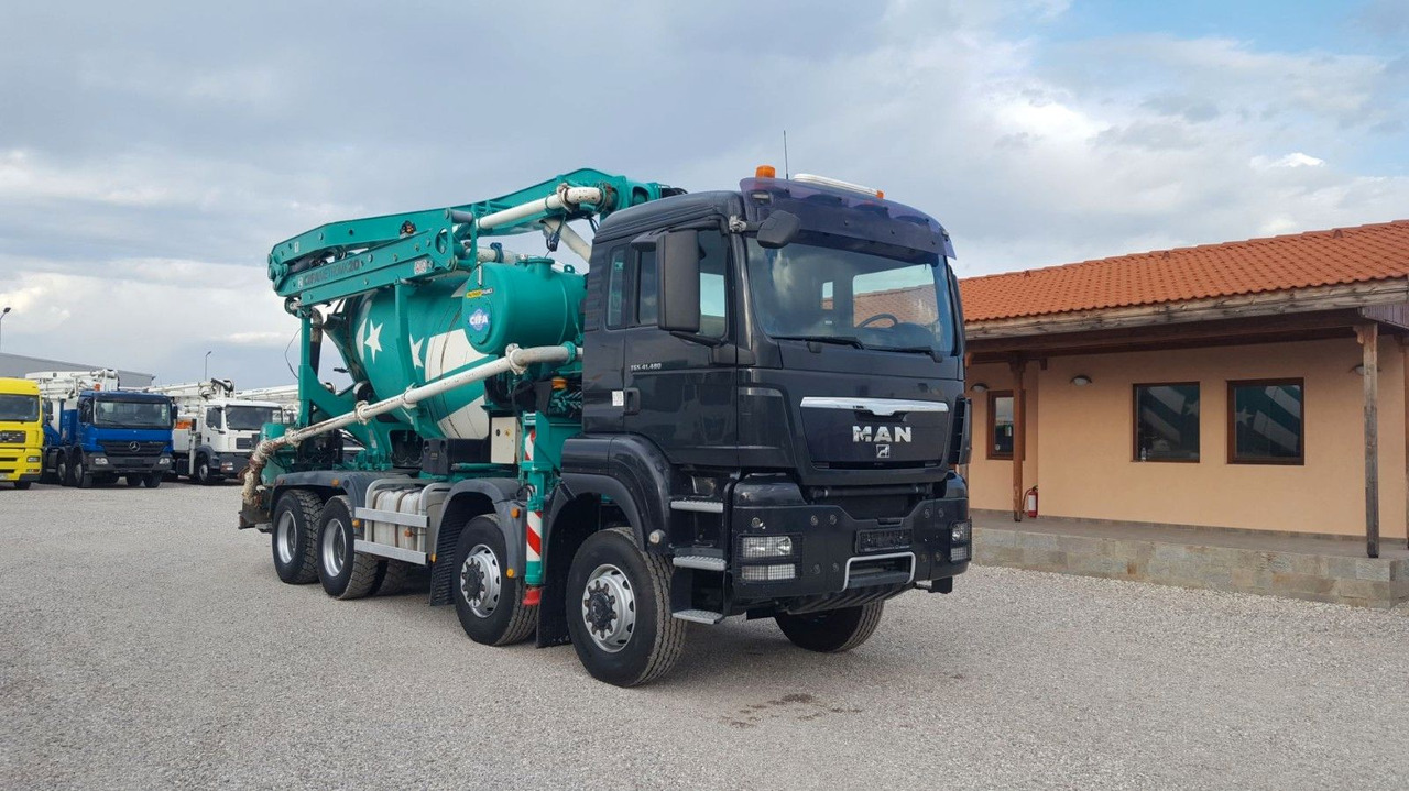MAN TGS 41.480 - 8x6 mit CIFA MK-20 - Betono siurblys: foto 1 MAN TGS 41.480 - 8x6 mit CIFA MK-20 - Betono siurblys: foto 1