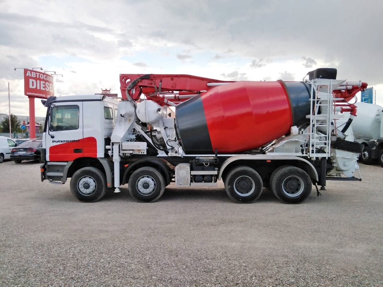 Mercedes-Benz ACTROS 3240 Putzmeister 26.67S - Betono siurblys: foto 4 Mercedes-Benz ACTROS 3240 Putzmeister 26.67S - Betono siurblys: foto 4