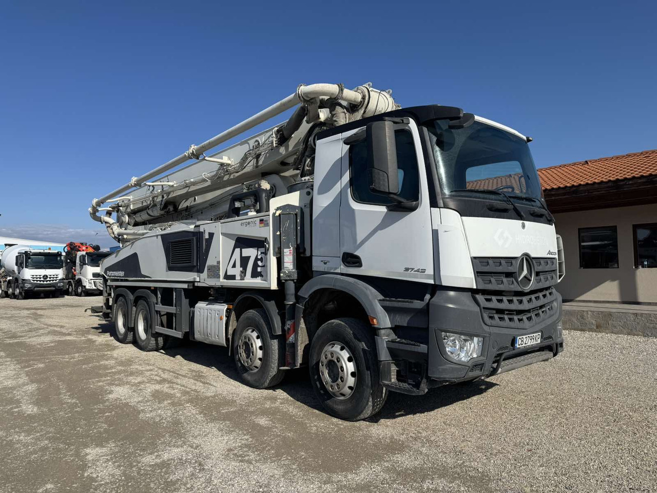 Mercedes-Benz AROCS 3743 PUTZMEISTER M47-5 - Betono siurblys: foto 1 Mercedes-Benz AROCS 3743 PUTZMEISTER M47-5 - Betono siurblys: foto 1