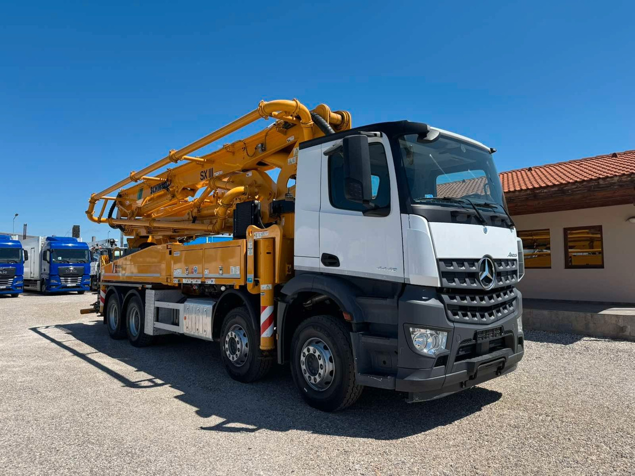 Mercedes-Benz AROCS 4442 SCHWING S43SX - Betono siurblys: foto 1 Mercedes-Benz AROCS 4442 SCHWING S43SX - Betono siurblys: foto 1