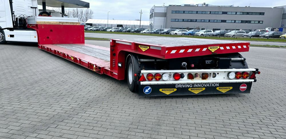 Broshuis 1ADU / 1A rozciągana - skrętna oś - Žemo profilio platforma puspriekabė: foto 5 Broshuis 1ADU / 1A rozciągana - skrętna oś - Žemo profilio platforma puspriekabė: foto 5
