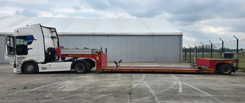 Broshuis 1ADU / 1A rozciągana - skrętna oś - Žemo profilio platforma puspriekabė: foto 5 Broshuis 1ADU / 1A rozciągana - skrętna oś - Žemo profilio platforma puspriekabė: foto 5